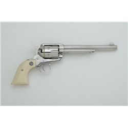 Ruger Vaquero Single Action revolver, .44  Magnum cal., 7-1/2” barrel, stainless, faux  ivory grips,