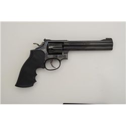 Smith & Wesson Model 16-4 DA revolver, .32  Magnum cal., 6” barrel, blue finish, Hogue  stippled fin