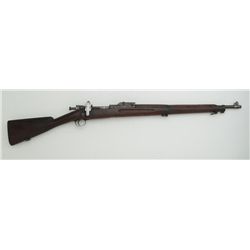 U.S. Springfield Model 1903 bolt action  rifle, .30 cal., 24” A.V. barrel dated 12-18,  military fin