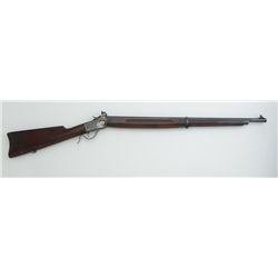 Winchester Winder single shot rifle, U.S.  marked with flaming bomb proof, .22 short  cal., 28” roun