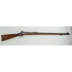 U.S. Springfield Model 1884 trapdoor rifle,  .45-70 cal., 32-1/2” barrel, wood stock,  ramrod bayone