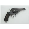 Image 1 : Webley & Scott Mark VI DA revolver, .44 cal.,  4” barrel, parkerized finish, checkered hard  rubber 