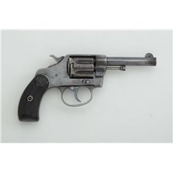 Colt New Pocket DA revolver, .32 cal., 3-1/2”  barrel, blue finish, checkered hard rubber  grips, #8