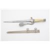 Image 2 : German nazi army dagger and sheath with  hanger and knot in overall near fine  condition; blade by P