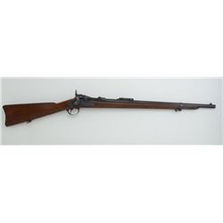 U.S. Springfield Model 1886 Experimental  trapdoor carbine, .45-70 cal., 24” barrel,  wood stock, sa