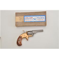 Colt Model 1872 Open Top spur trigger  revolver, .22 cal., 2-1/2” barrel, brass  frame, wood grips, 