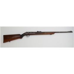 Mauser bolt action magazine trainer rifle,  .22LR cal., 25-1/2” barrel, blue finish, no  magazine, w