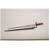 Image 2 : French bayonet and metal scabbard in overall  good condition; appears to be for a Gras  Model 1874; 