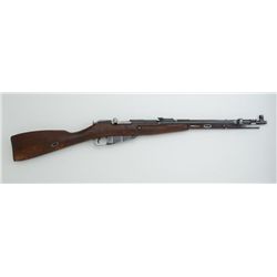 Mosin-Nagant Model 53 bolt action rifle, 7.62  x 52R mm cal., 21” barrel, military finish,  folding