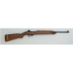 Universal M1 semi-auto carbine, 30 cal.,  18-1/2” barrel, blue finish, wood stock, no  magazine, #X6