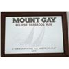 Image 1 : Mount Gay Eclipse Barbados Rum advertising  mirror in wood frame approx. 15” x 21”  commemorating th