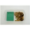Image 1 : RCBS reloading dies for 6mm Rem. caliber with  approx. 50 brass casings.  Est.:  $50-$75.