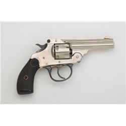 U.S. Revolver Co. DA revolver, .32 cal., 3”  barrel, nickel finish, checkered hard rubber  grips, #5