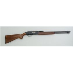 Sears Model 3T semi-auto rifle, .22LR cal.,  21” barrel, blue finish, wood stocks,  #R148309; non-op