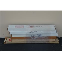 Lot of 6 misc. Ruger rifle empty factory  cardboard boxes, various models; improve the  value of you