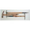 Image 2 : Lot of 3 mountain climbing ice axes, all in  overall good condition, one still retaining  its leathe