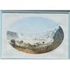 Image 2 : Framed and matted antique color print of the  Great Falls of The Missouri River from the  U.S. P. R.