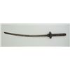 Image 2 : Chinese sword and scabbard from Manchuria or  Tibet in style, 19th to 20th Century, approx.  38” ove