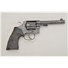 Image 1 : Colt New Service DA revolver, .455 Eley cal.,  5-1/2” barrel, re-blued finish, Pachmayr   checkered 