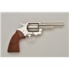 Image 1 : Colt Viper Model DA revolver, .38 Special  cal., 4” barrel, nickel finish, checkered  wood grips, #8