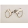 Image 2 : Mattatuck handcuffs, nickel plated with key,  working at time of description, circa 1920’s,  overall