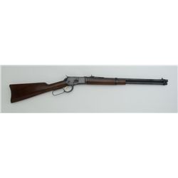 Browning Model 92 lever action carbine, .357  Magnum cal., 20” barrel, blue finish, wood  stocks, #0