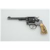 Image 2 : Smith & Wesson DA hand ejector 5-screw  revolver, .32 W.C.F. cal., 6” barrel, blue  finish, stag gri