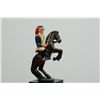 Image 2 : Ornamental hand painted English chess set in  box, expertly accomplished, portraying the  American R