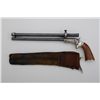 Image 2 : J. Stevens tip-up single shot target pistol  with scope, skeleton stock and leather sheath  for the 