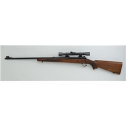 Winchester Model 70 bolt action rifle, .270  Roberts cal., 24” barrel, blue finish,  checkered wood 