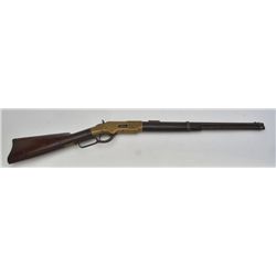 Classic Winchester Model 1866 lever action  SRC, .44 cal., 20” barrel, brass frame, wood  stocks, #1