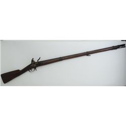 Mre Imp de Gurin- marked flintlock musket,  .70 cal., 40-1/2” barrel, wood stock; this  gun is in ov