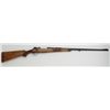 Image 1 : Mauser bolt action rifle, 8X57 Norm cal., 28”  octagon barrel with 4 leaf rear sight, mat  black fin