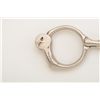 Image 3 : Tower Bean’s handcuffs, nickel finish, with  key, each cuff stamped “HUNTER”, in overall  good condi