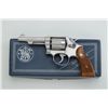 Image 2 : Smith & Wesson Model 64 DA revolver, .38  Special cal., 4” barrel, stainless, checkered  wood medall
