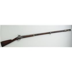 U.S. Springfield Model 1851 percussion cadet  musket, .52 cal., 39-3/4” barrel, lockplate  and upper