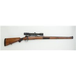 Steyr –Mannlicher bolt action spoon handle  rifle, 7.65mm cal., 24” barrel, blue finish,  checkered 