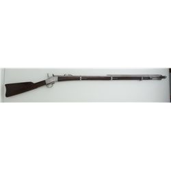 Remington Rolling Block single shot rifle,  .50-70 cal., 36” barrel, bright finish, wood  stocks, #N