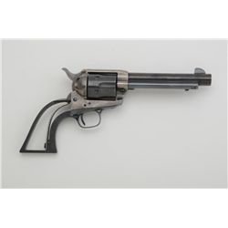 Colt SAA revolver, .45 cal., 5-1/2” barrel,  blue and case hardened finish, no grips,  #348903. This