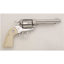 Ruger Vaquero Bisley Model revolver, .45  cal., 5-1/2” barrel, stainless, ivory-like  Ruger medallio