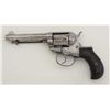 Image 2 : Colt Model 1877 DA revolver, .38 cal., 4-1/2”  barrel, blue finish, checkered hard rubber  grips, #1