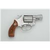 Image 1 : Smith & Wesson Model 60 DA revolver, .38  Special cal., 2” barrel, stainless, checkered  wood medall