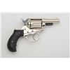 Image 1 : Colt Model 1877 ejectorless DA revolver, .38  cal., 2-1/2” barrel, re-nickeled finish,  checkered ha