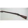 Image 2 : U.S. Springfield trapdoor fencing rifle  (non-gun) with flexible leather covered  practice bayonet, 