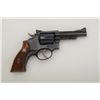 Image 2 : Smith & Wesson 5-screw DA hand ejector  revolver, .38 Special cal., 4” barrel, blue  finish, checker