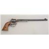 Image 1 : H&R Model 676 DA revolver, .22LR cal., 12”  barrel, blue and case hardened finish, smooth  hardwood 