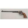 Image 2 : H&R Model 676 DA revolver, .22LR cal., 12”  barrel, blue and case hardened finish, smooth  hardwood 