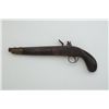 Image 2 : Modern unmarked copy of a flintlock pistol,  .54 cal., 11” octagon barrel, wood stock,  even dark pa