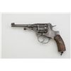 Image 2 : Russian Nagant Model 1927 DA revolver, .22  cal., 4-1/2” barrel, blue finish, wood grips,  #28208. T