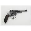 Image 1 : Russian Nagant DA revolver dated 1938, 7.62mm  cal., 4-1/2” barrel, blue finish, checkered  wood gri